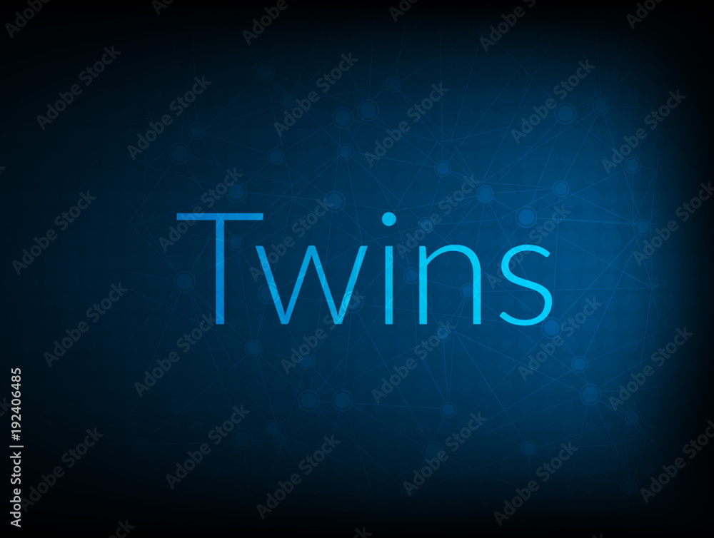 Twins abstract Technology Backgound