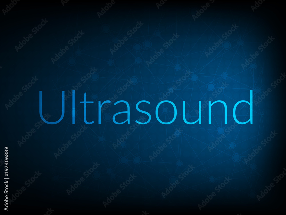 Ultrasound abstract Technology Backgound