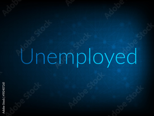 Unemployed abstract Technology Backgound