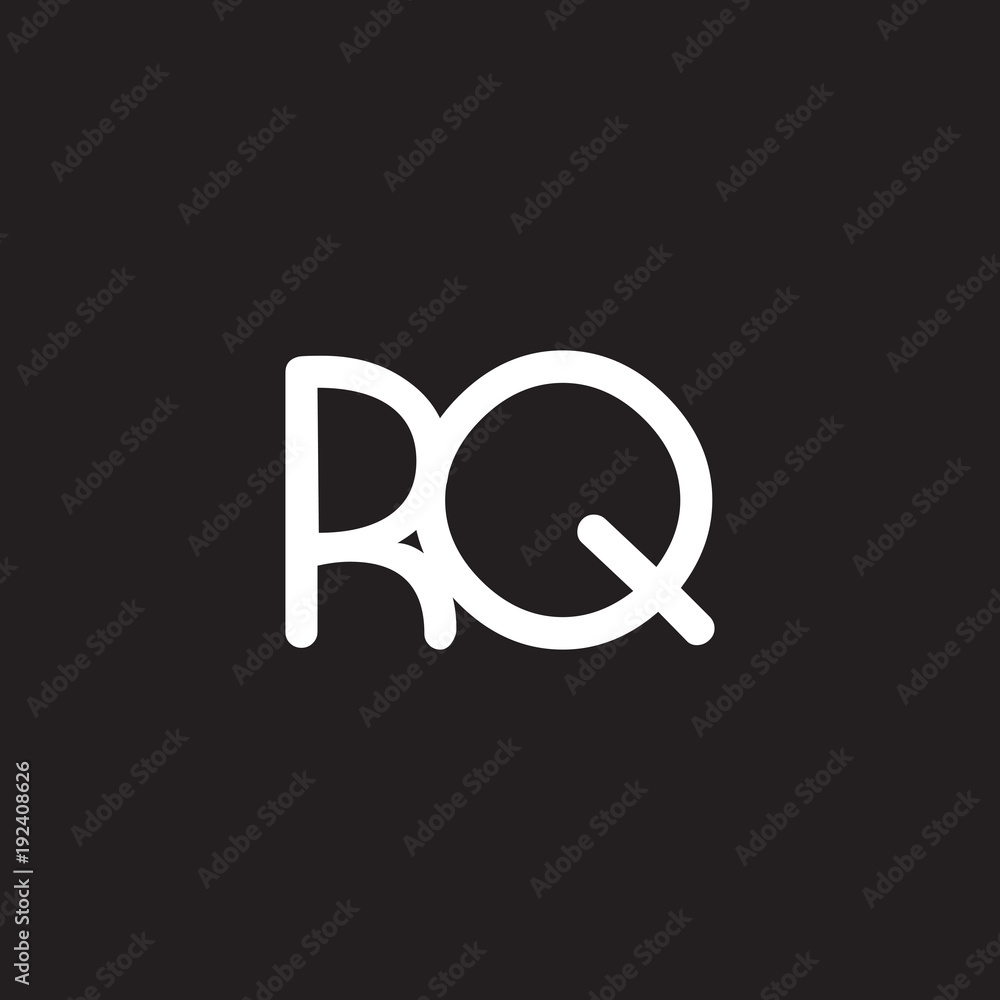 initial letter rounded logo modern white initial letter rounded logo modern white