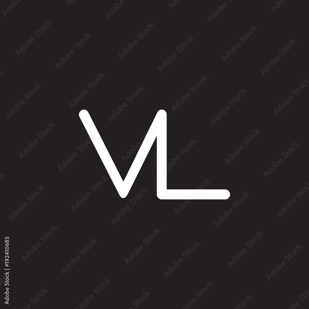 initial letter rounded logo modern white initial letter rounded logo modern white