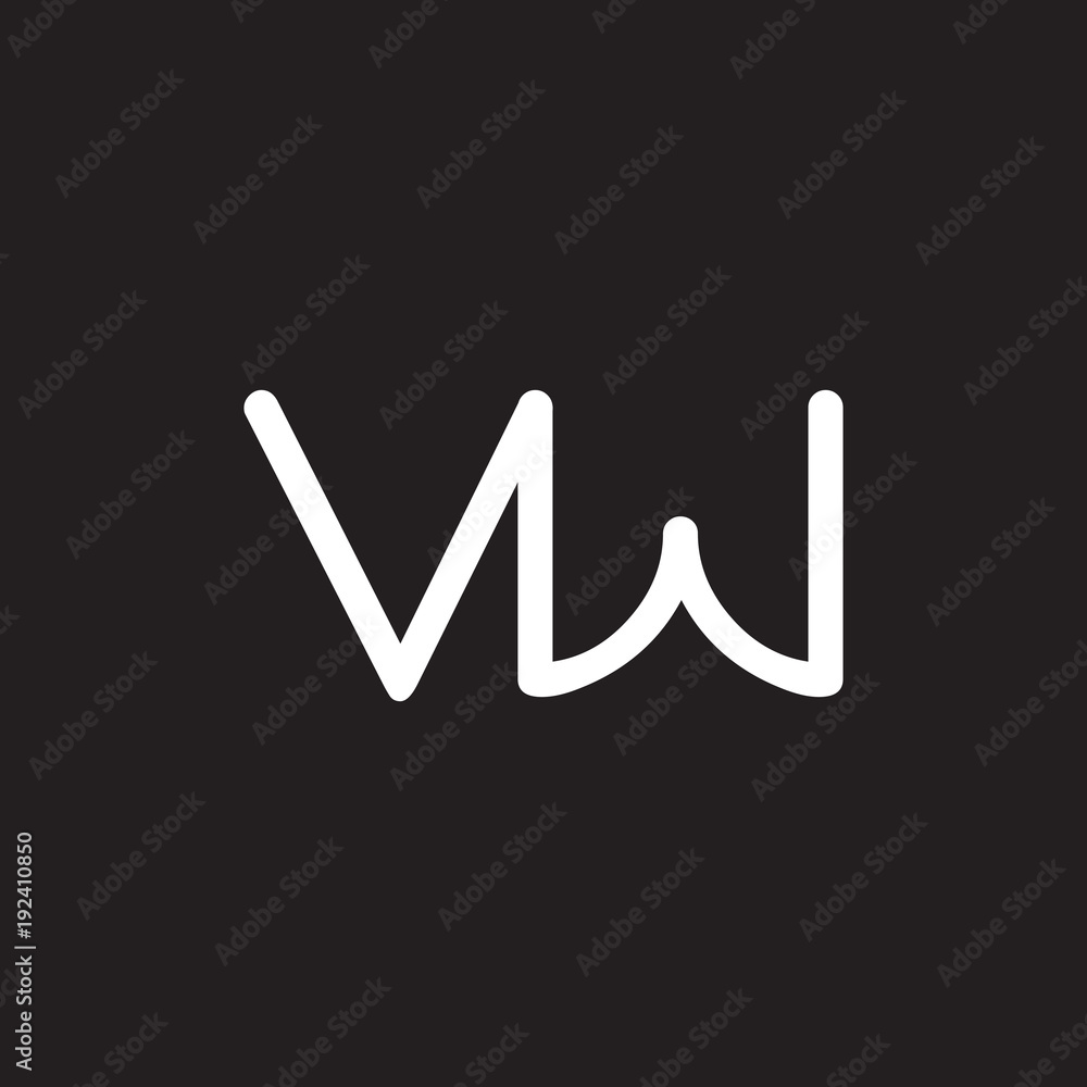 initial letter rounded logo modern white initial letter rounded logo modern white