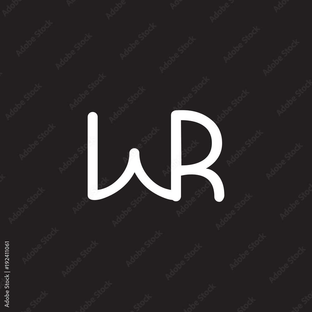 initial letter rounded logo modern white initial letter rounded logo modern white