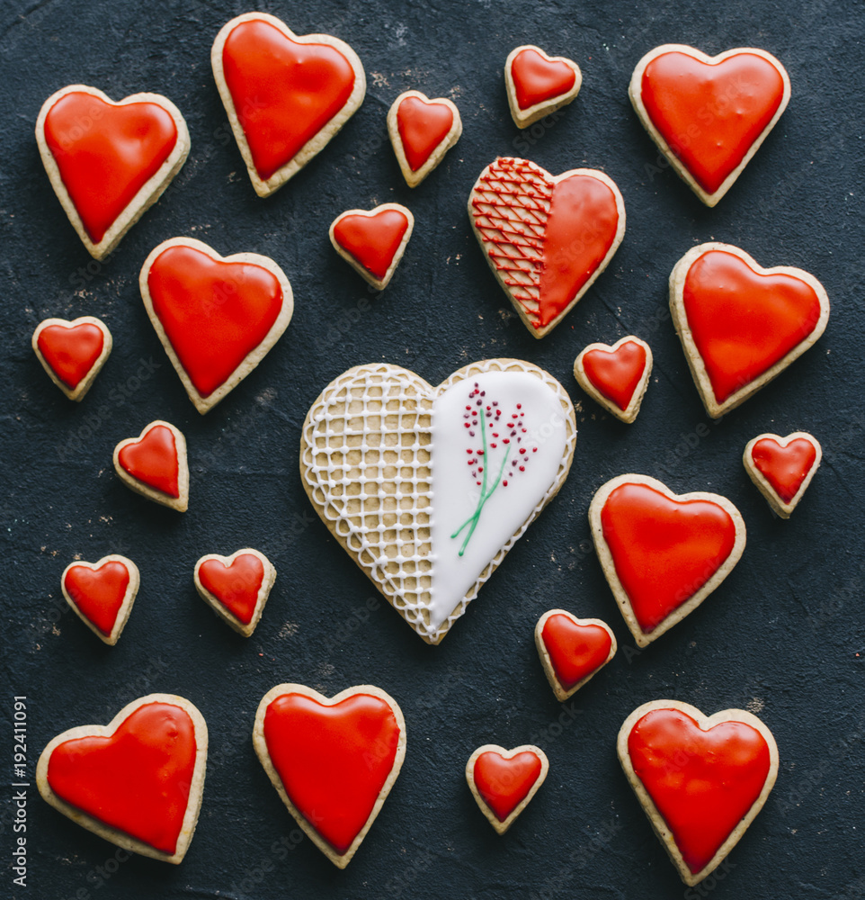 Red Heart Cookies Red Heart Cookies