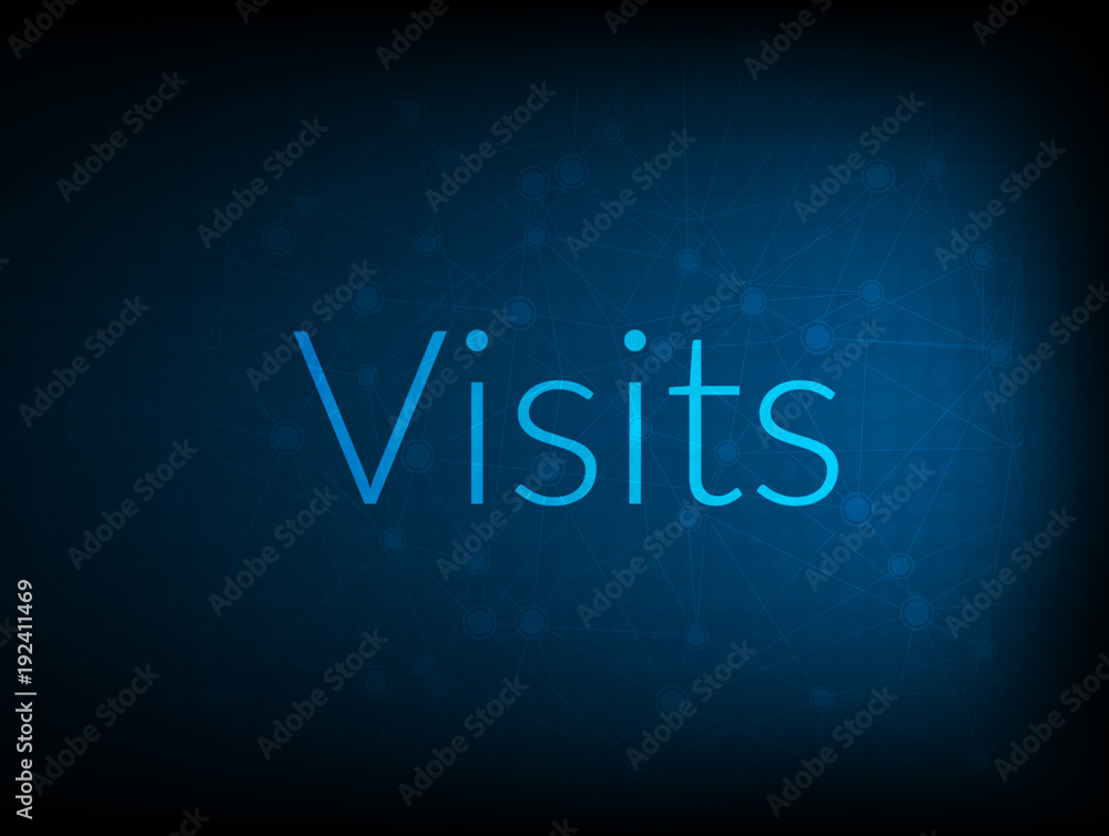 Visits abstract Technology Backgound