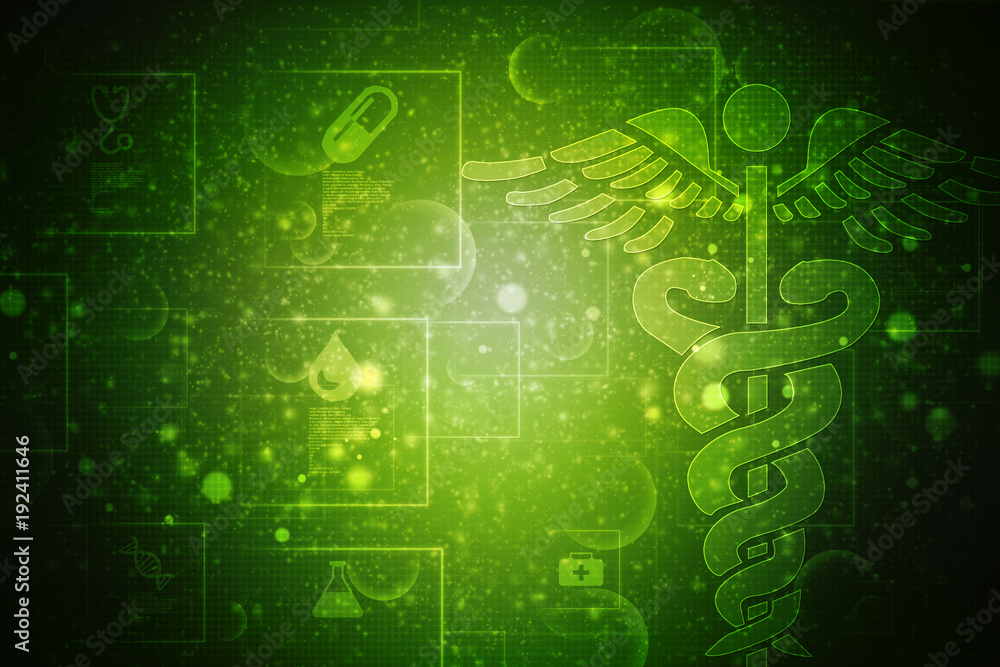 Obraz premium 2d illustration Health care and medical logo 