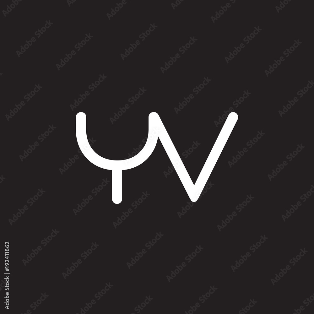 initial letter rounded logo modern white initial letter rounded logo modern white