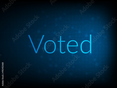 Voted abstract Technology Backgound