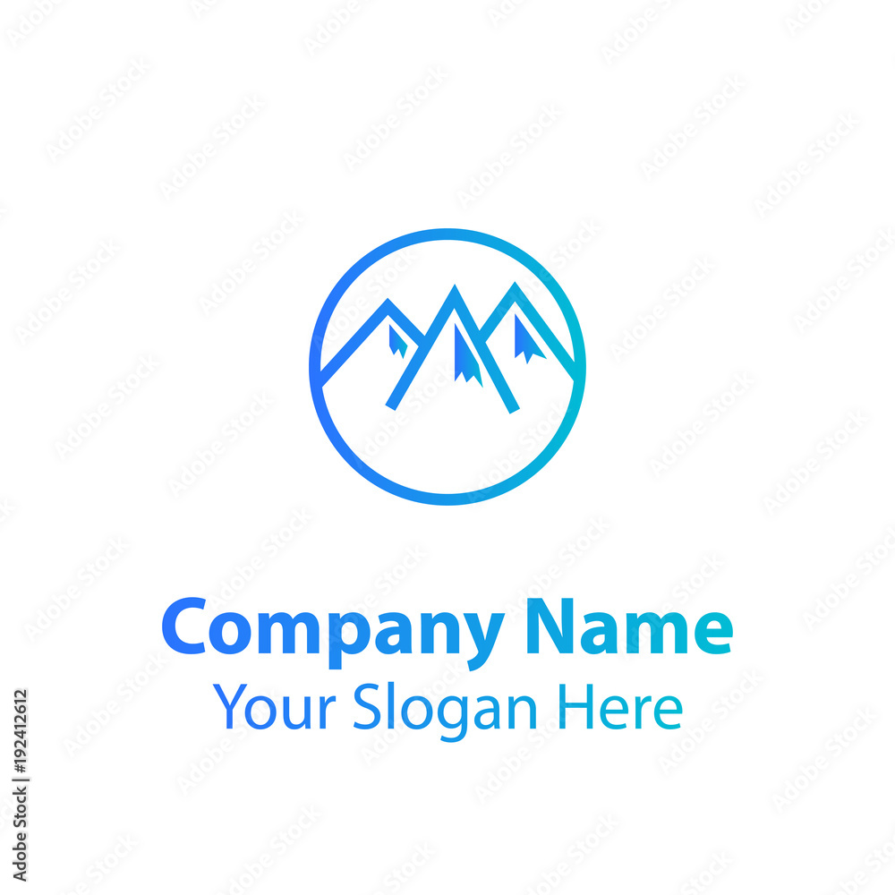 Abstract logo design in gradient color style on white background, Abstract graphic icon, logo design template, symbol for company Abstract logo design in gradient color style on white background, Abstract graphic icon, logo design template, symbol for company