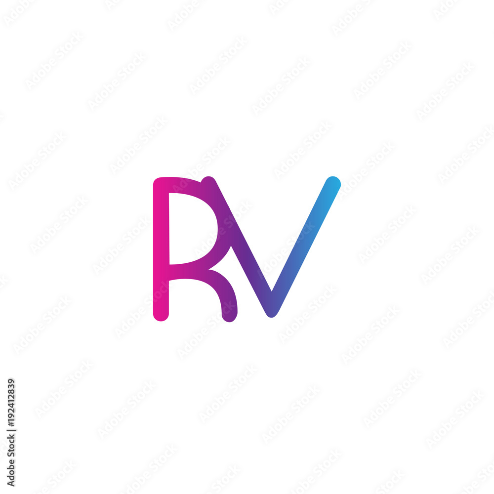 initial letter rounded logo modern, colorful gradient initial letter rounded logo modern, colorful gradient
