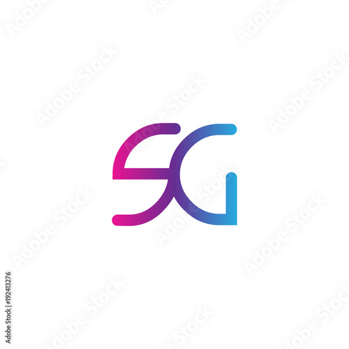 Free Download initial letter rounded logo modern, colorful gradient - GFXLoad