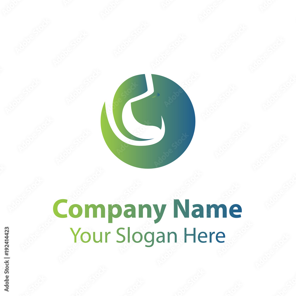 Abstract logo design in gradient color style on white background, Abstract graphic icon, logo design template, symbol for company Abstract logo design in gradient color style on white background, Abstract graphic icon, logo design template, symbol for company