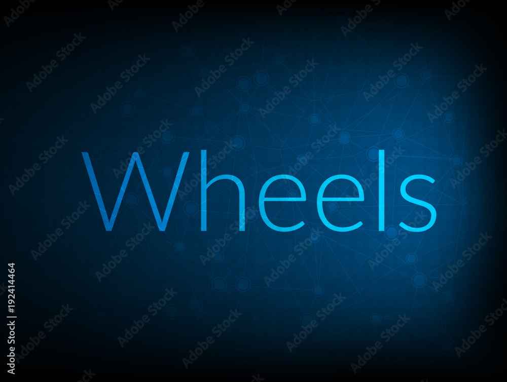 Wheels abstract Technology Backgound