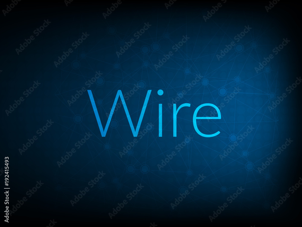 Wire abstract Technology Backgound
