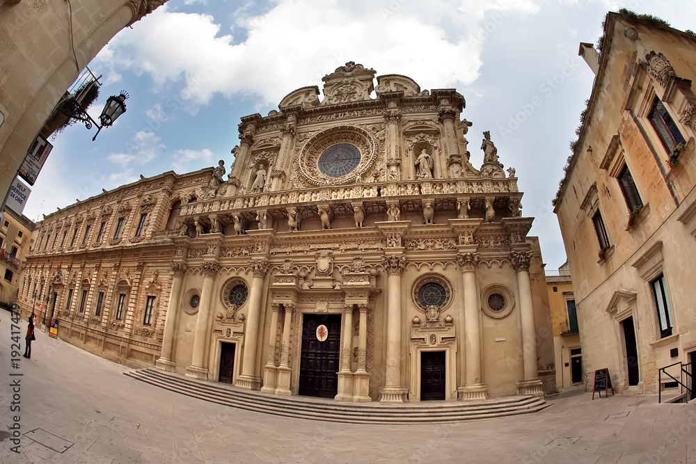 Basilica di Santa Croce, Church of the Holy Cross, Lecce, Apulia, Italy
