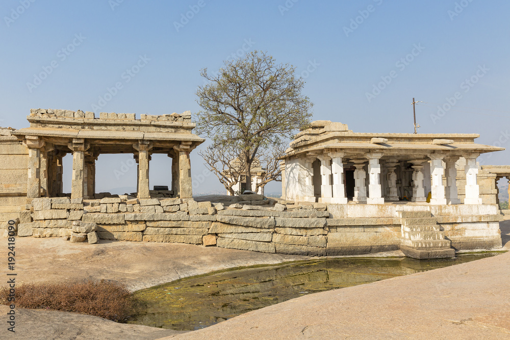 Hemakuta hill temples, Hampi, Karnataka, India