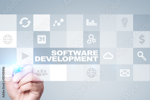 Software development. Applications APPS for business. Programming.