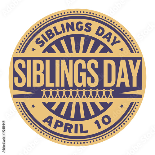 Siblings Day stamp