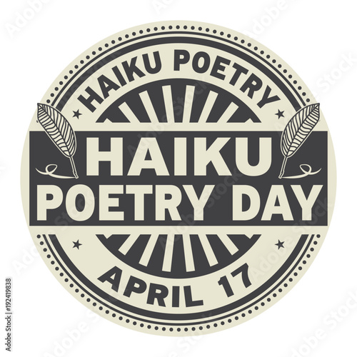 Haiku Poetry Day stamp photo