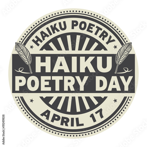 Haiku Poetry Day stamp