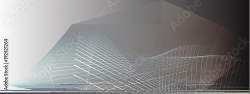 linien konzept bewegung banner farbe