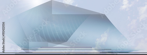 linien landschaft hell bewegung banner