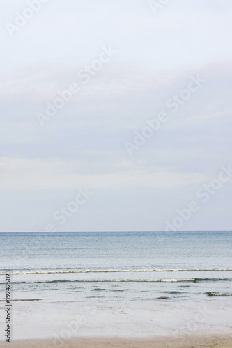 Fototapeta Naklejka Na Ścianę i Meble -  Blue sea. Beautiful view. Clear sky