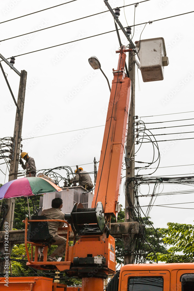 Fototapeta premium Editorial image of Bangkok, Thailand - August 5, 2017