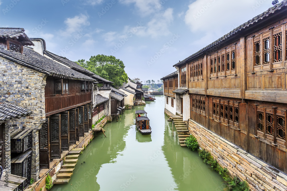 Wuzhen's beautiful rivers and ancient architectural landscapes