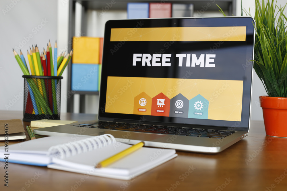 Free Time Concept Free Time Concept