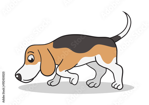 Beagle Dog Cartoon
