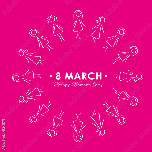 8 march happy womans day frauen