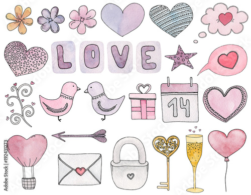 Valentines day clip art. Wa...