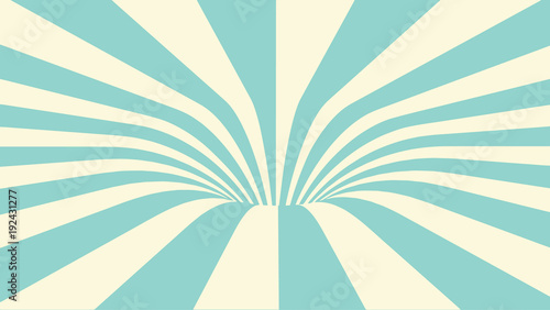 Blue funnel converging lines 