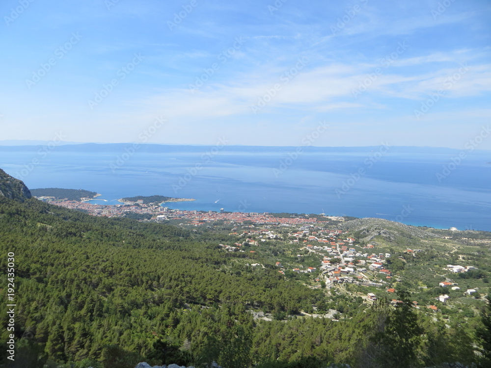 Obraz premium Panoramic view (Makarska)
