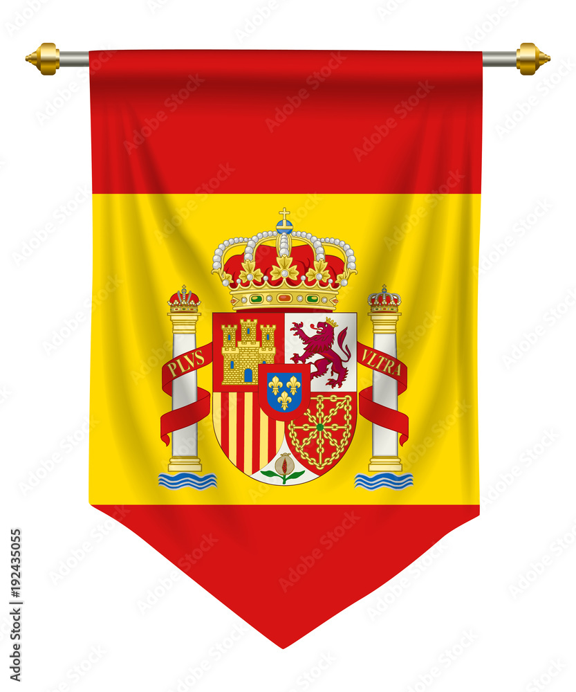 Fototapeta premium Spain Pennant