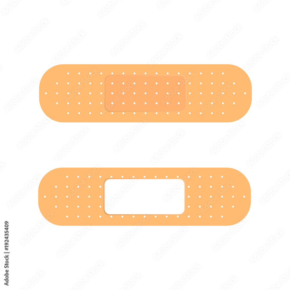 Vector medical plaster Vector medical plaster