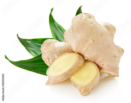 Ginger Isolated on a white