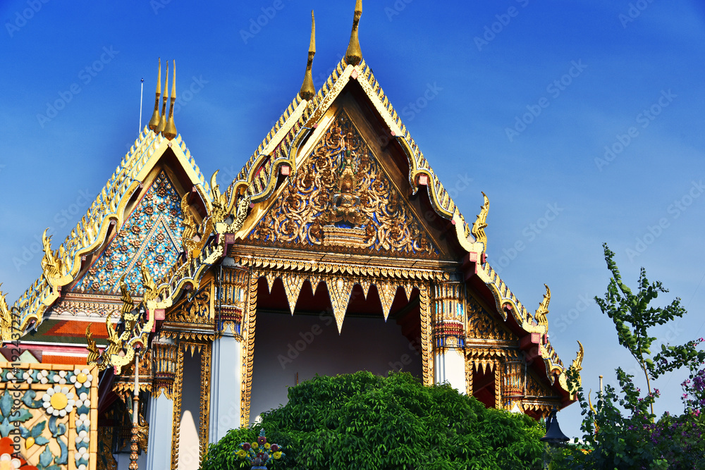 Wat Pho or Temple of the Reclining Buddha in Bangkok, Thailand Wat Pho or Temple of the Reclining Buddha in Bangkok, Thailand