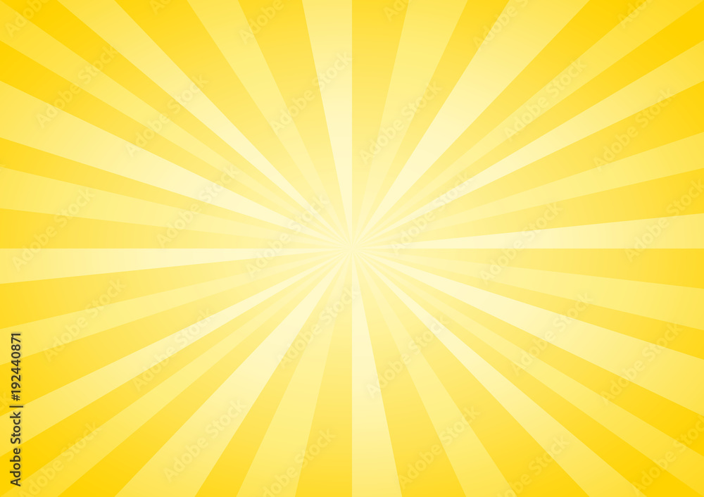 Abstract soft Yellow rays background. Vector Abstract soft Yellow rays background. Vector