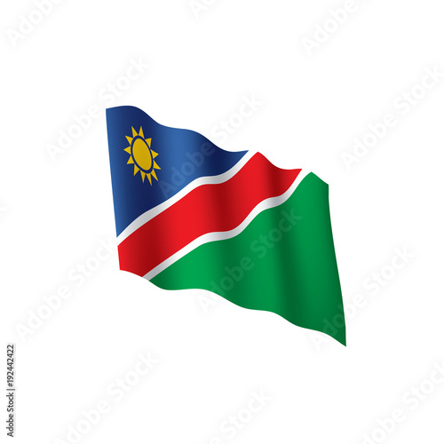 Free Download Namibia flag, vector illustration - GFXLoad