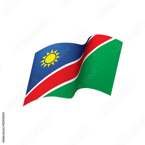 Free Download Namibia flag, vector illustration - GFXLoad