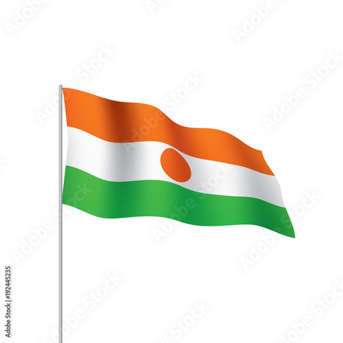 Free Download Niger flag, vector illustration - GFXLoad