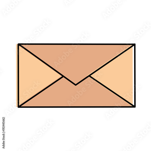 envelope mail isolated icon vector illustration design