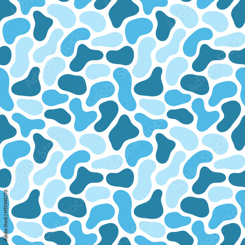 Disordered seamless pattern. Randomly located spots. Abstract background.