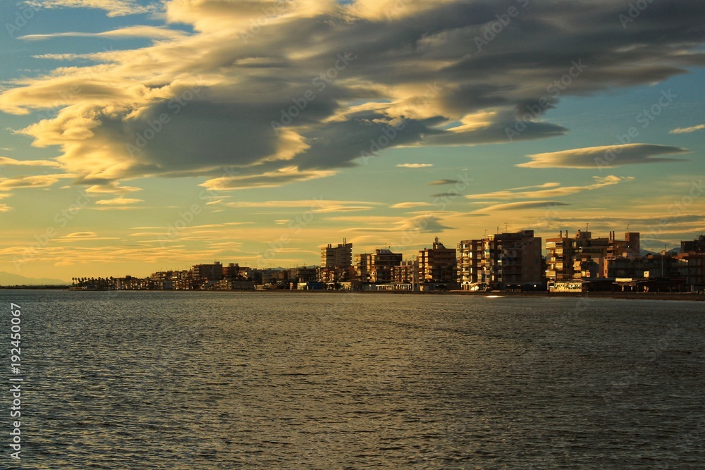 Sunset in Santa Pola Sunset in Santa Pola