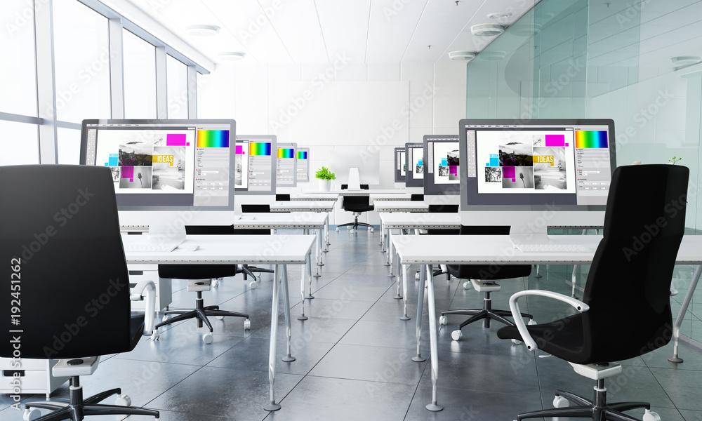 3d rendering of classroom 3d rendering of classroom