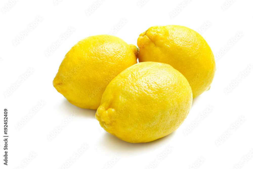 Three fresh lemon Three fresh lemon