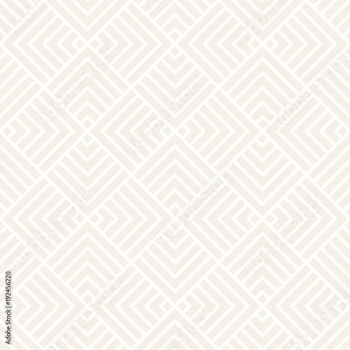 Vector seamless subtle lattice pattern. Modern stylish texture with monochrome trellis. Repeating geometric grid. Simple design background...