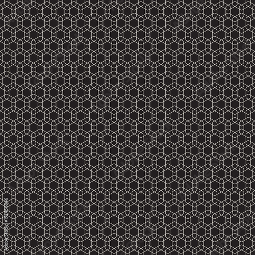Wallpaper Mural Vector seamless pattern. Modern stylish texture. Geometric striped ornament. Monochrome lattice Torontodigital.ca